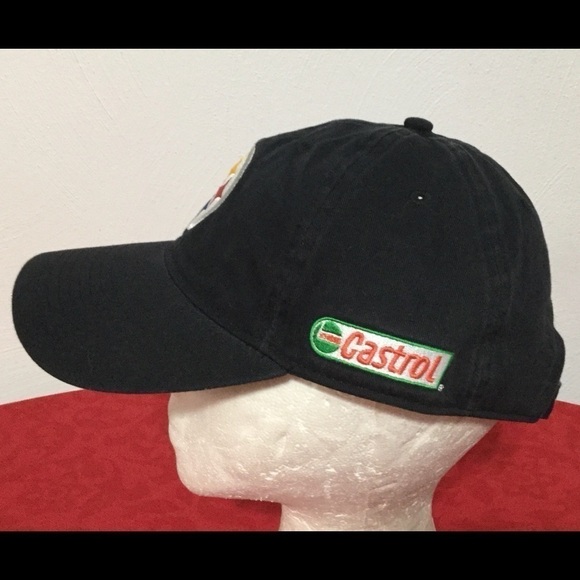 PITTSBURGH Steelers NFL Castrol Oil Hat Black Cap - Picture 4 of 7
